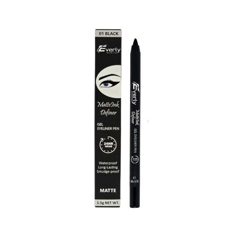 Everly Matte Kajal - Black