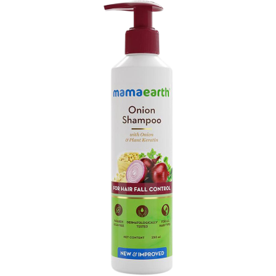 Mamaearth Onion Hair Fall Shampoo For Hair Growth And Hair Fall Control - 250ml -223739043 : Mamaearth | Rokomari.com