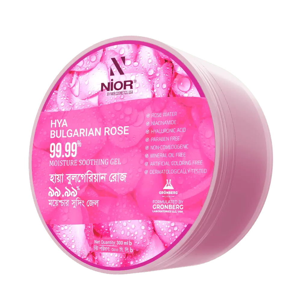 Nior Hya Bulgarian Rose 99.99% Moisture Soothing Gel 300ml Nior Hya Bulgarian Rose 99.99% Moisture Soothing Gel 300ml