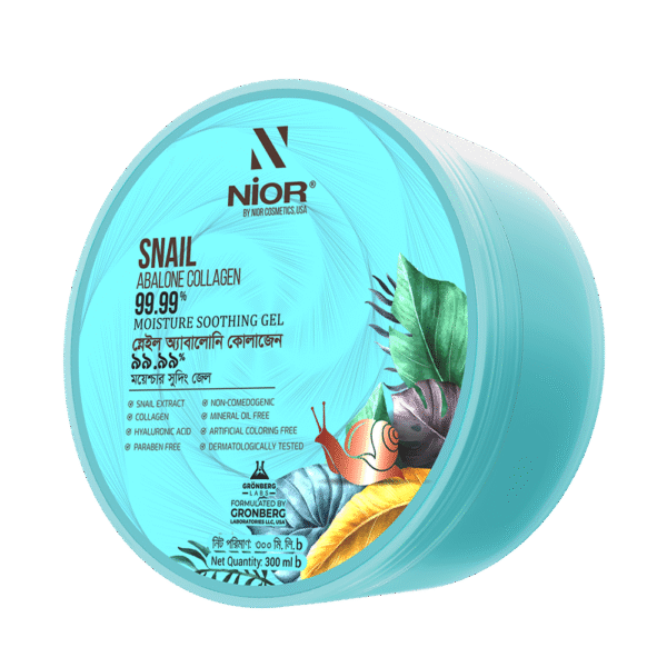 Nior Snail Abalone Collagen 99.99% Moisture Soothing Gel 300ml