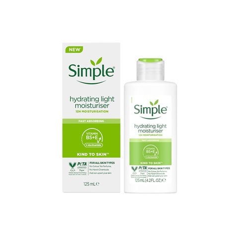 Simple Kind to Skin Hydrating Light Moisturiser: Gentle Hydration for All Skin Types