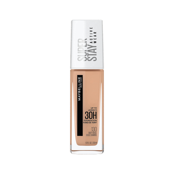 Super 30 Hr Stay Full Coverage Liquid Foundation (Buff Beige 130)