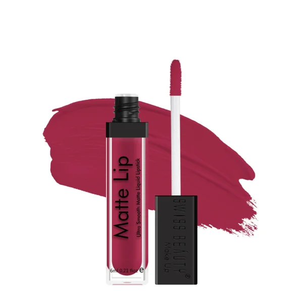 Swiss Beauty Ultra Smooth Matte Liquid Lipstick - Berry Boom - Shade 37