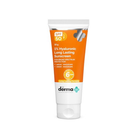 The Derma Co 1% Hyaluronic Long Lasting Sunscreen Spf 50 Pa++++ 50g