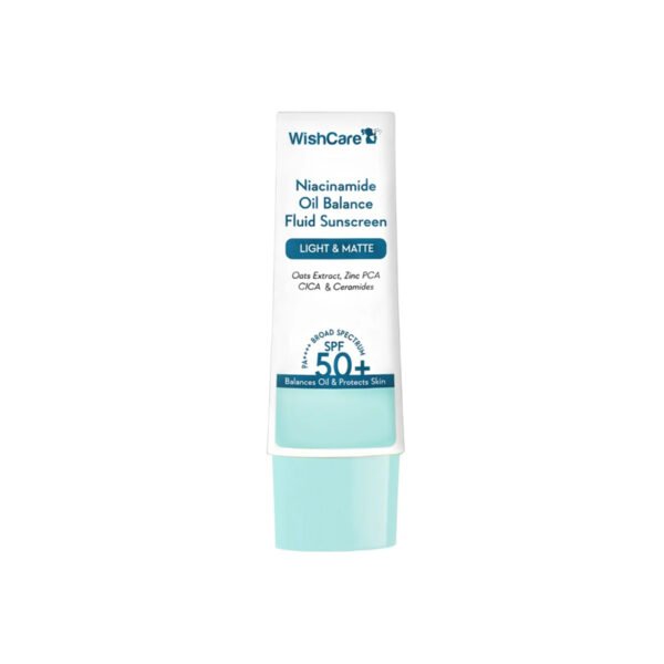 WishCare Niacinamide Oil Balance Fluid Sunscreen Spf 50+ Pa+++