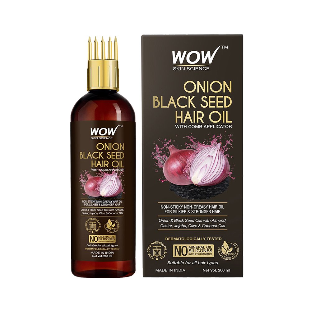 WOW Skin Science Onion Black Seed Hair Oil WOW Skin Science Onion Black Seed Hair Oil