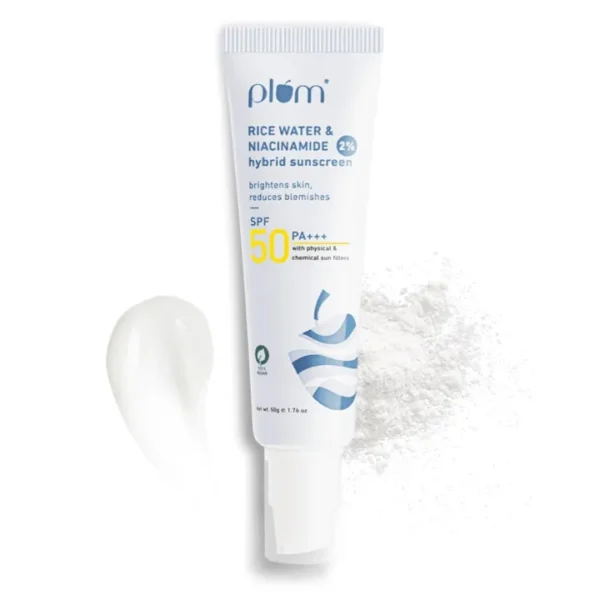 Plum Rice Water & Niacinamide Hybrid Sunscreen