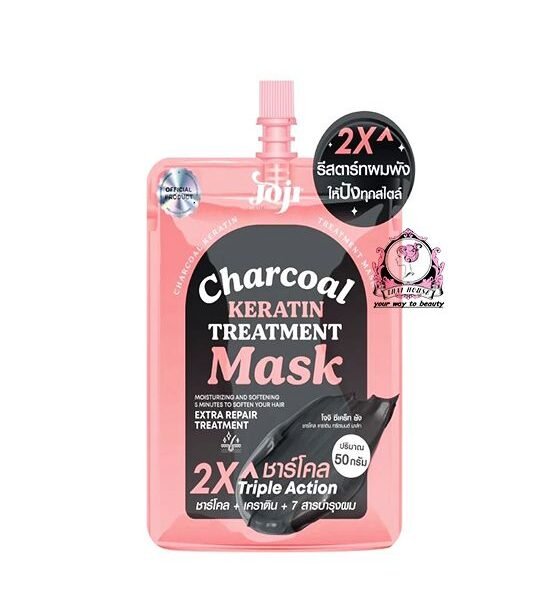 Joji Secret Young Charcoal Keratin Treatment Mask