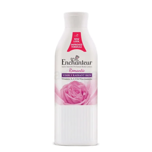 Enchanteur Romantic Satin Smooth Perfumed Lotion with Vitamin A, C, E & Niacinamide