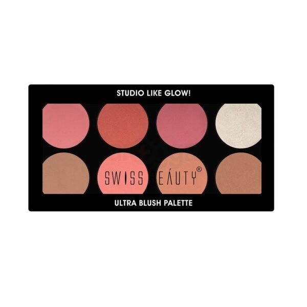 Swiss Beauty 8 Color Ultra Blush Palette - 03