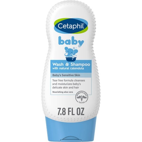 Cetaphil Baby Wash & Shampoo Tear Free for Baby's Sensitive Skin 230ml
