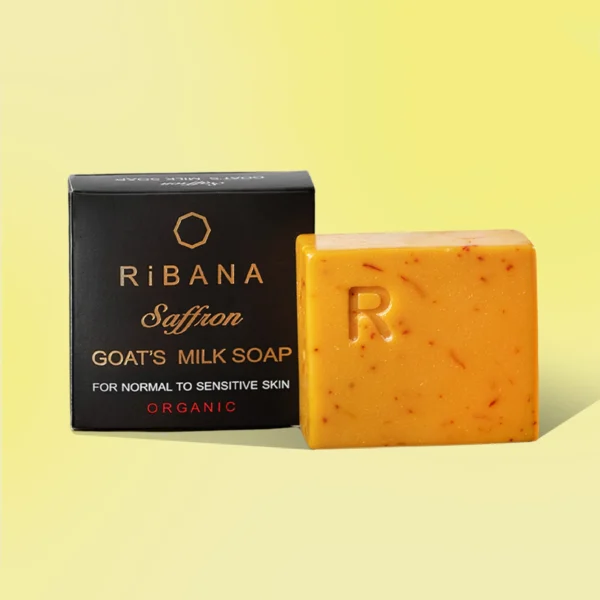 RiBANA Saffron Goat's Milk Soap - 110gm