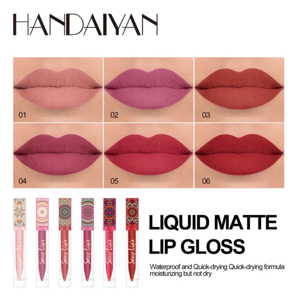 HANDAIYAN BOHEMIAN RHAPSODY LIP GLOSS 6pcs Set