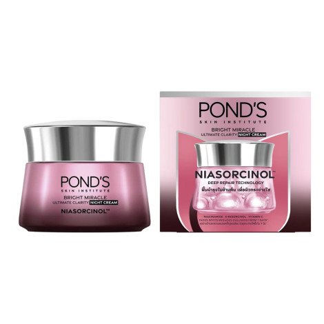 Ponds Bright Miracle Ultimate Clarity Niasorcinol Night Cream 50g