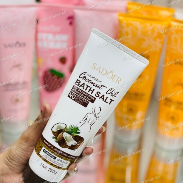 Sador coconut oil exfoliation bath salt 250 g