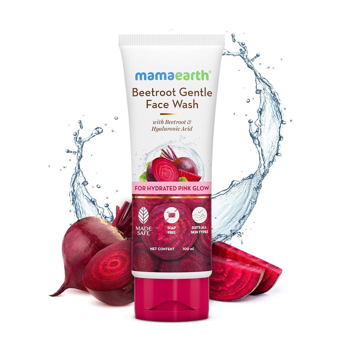 Mamaearth beetroot gentle face wash 100ml