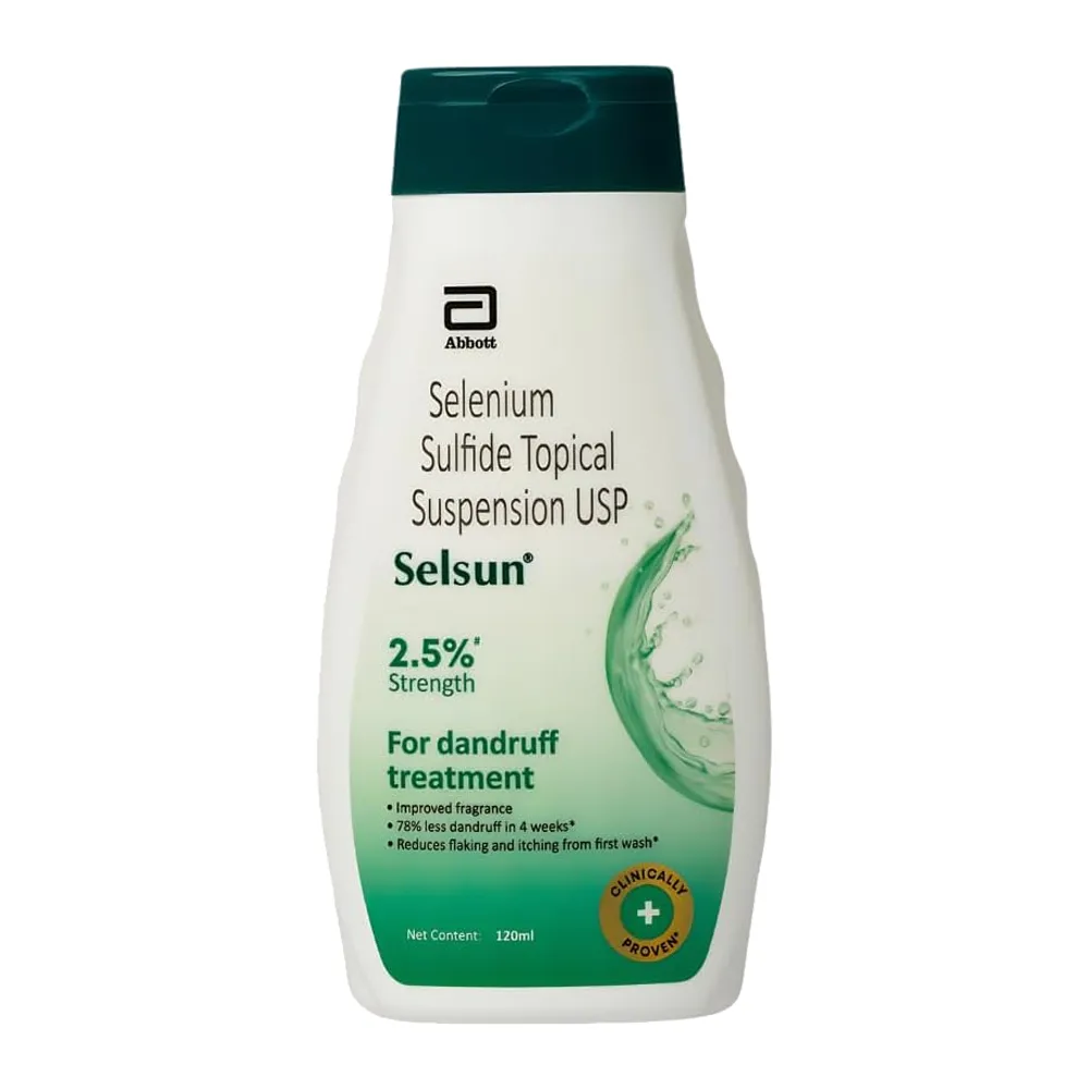 Abbott Selsun Sulfide Topical Suspension USP Shampoo 120ml