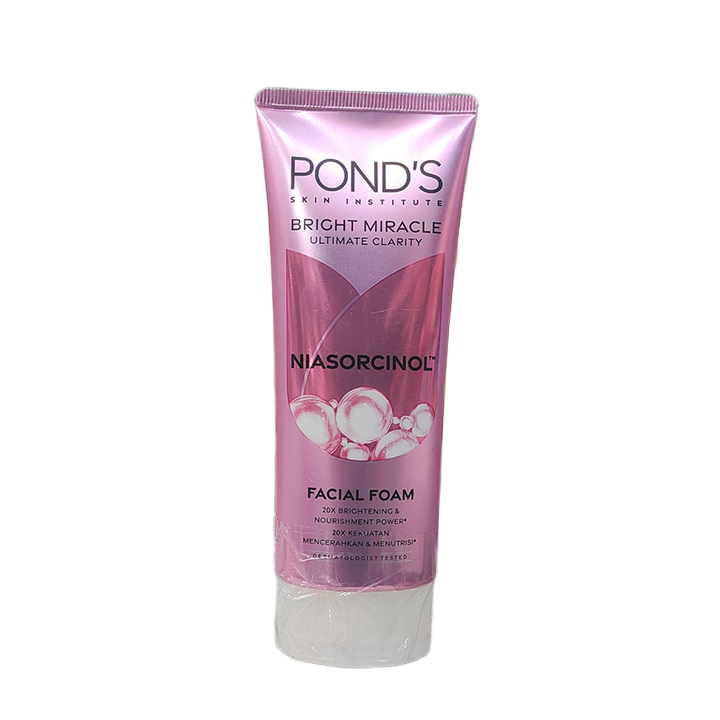 Pond's Bright Miracle Ultimate Clarity Niasorcinol Facial Foam Face Wash