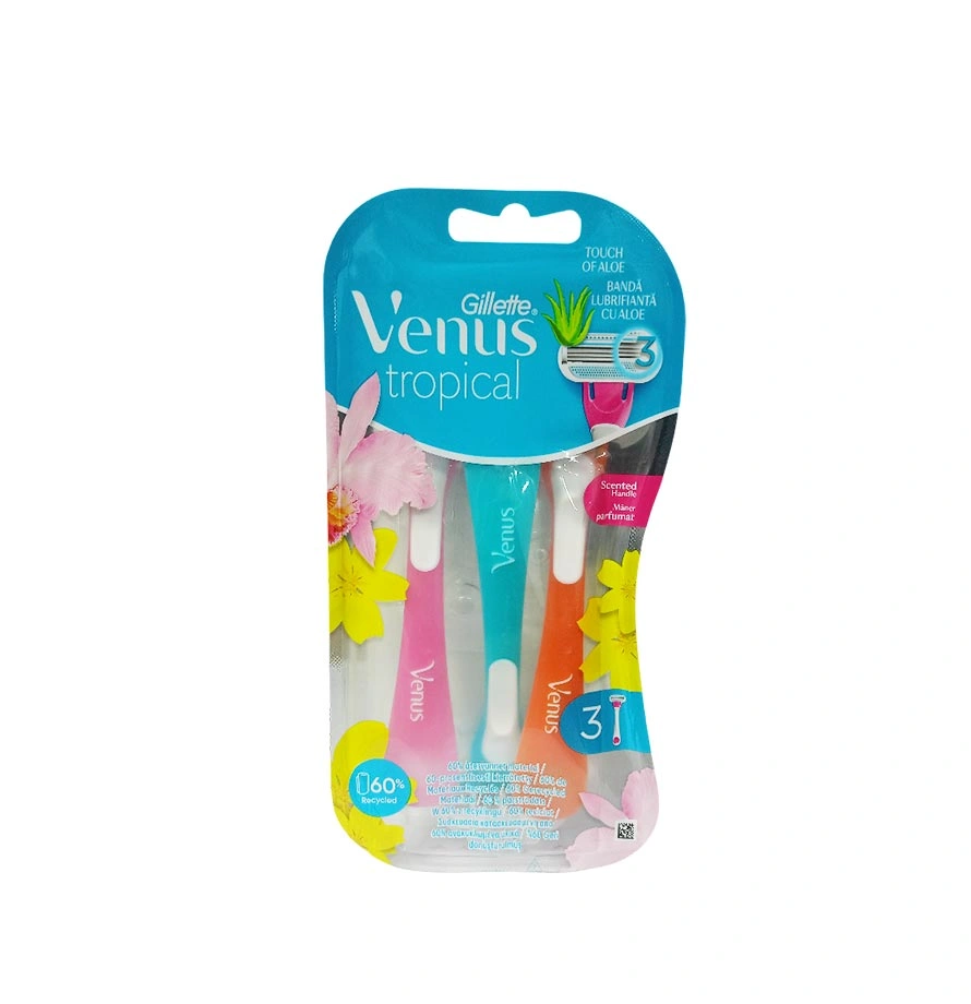 Gillette Venus Tropical Scented Handle Blades - 3pcs