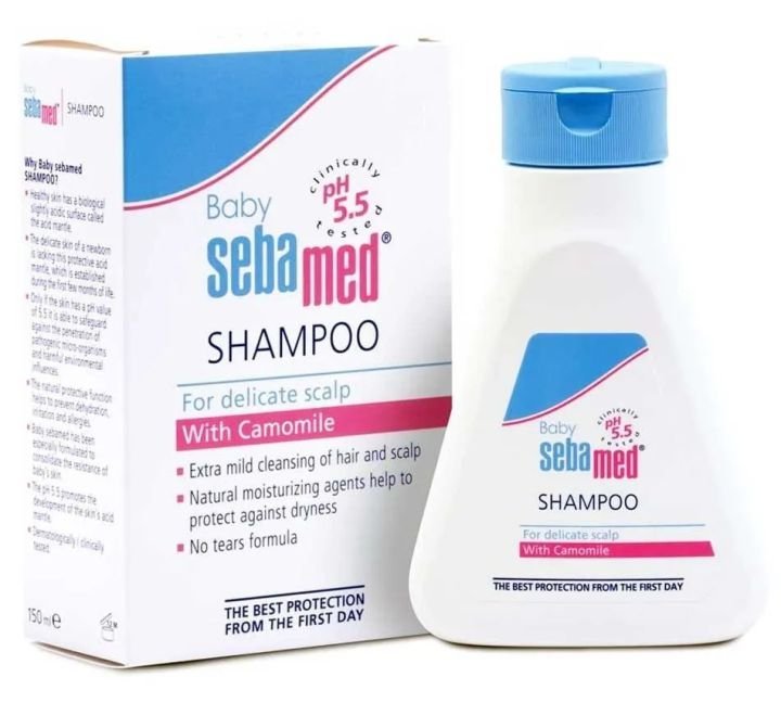 Baby Sebamed Shampoo for Delicate Scalp with Camomile