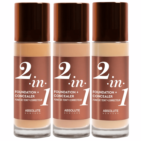 Absolute New York 2 in 1 Foundation and Concealer 40 gm