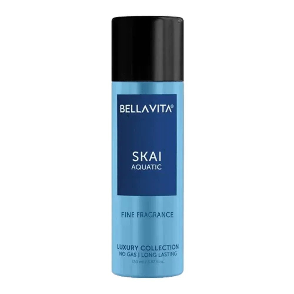 Bellavita skai aquatic body spray used for male - 150 ml