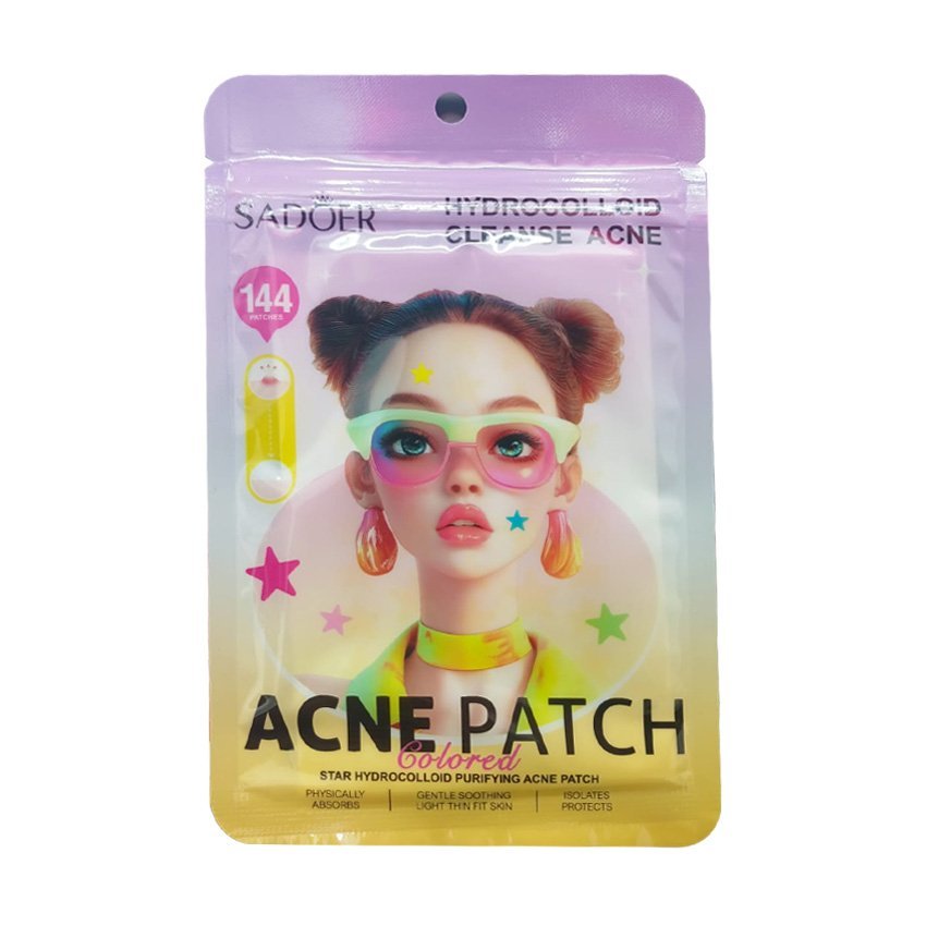 Sadoer hydrocolloid cleanse acne patch 144 pcs