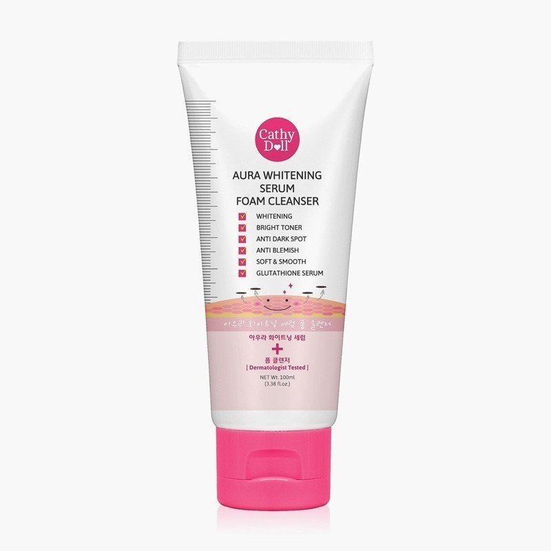 Cathy Doll Aura Whitening Serum Foam Cleanser 100ml