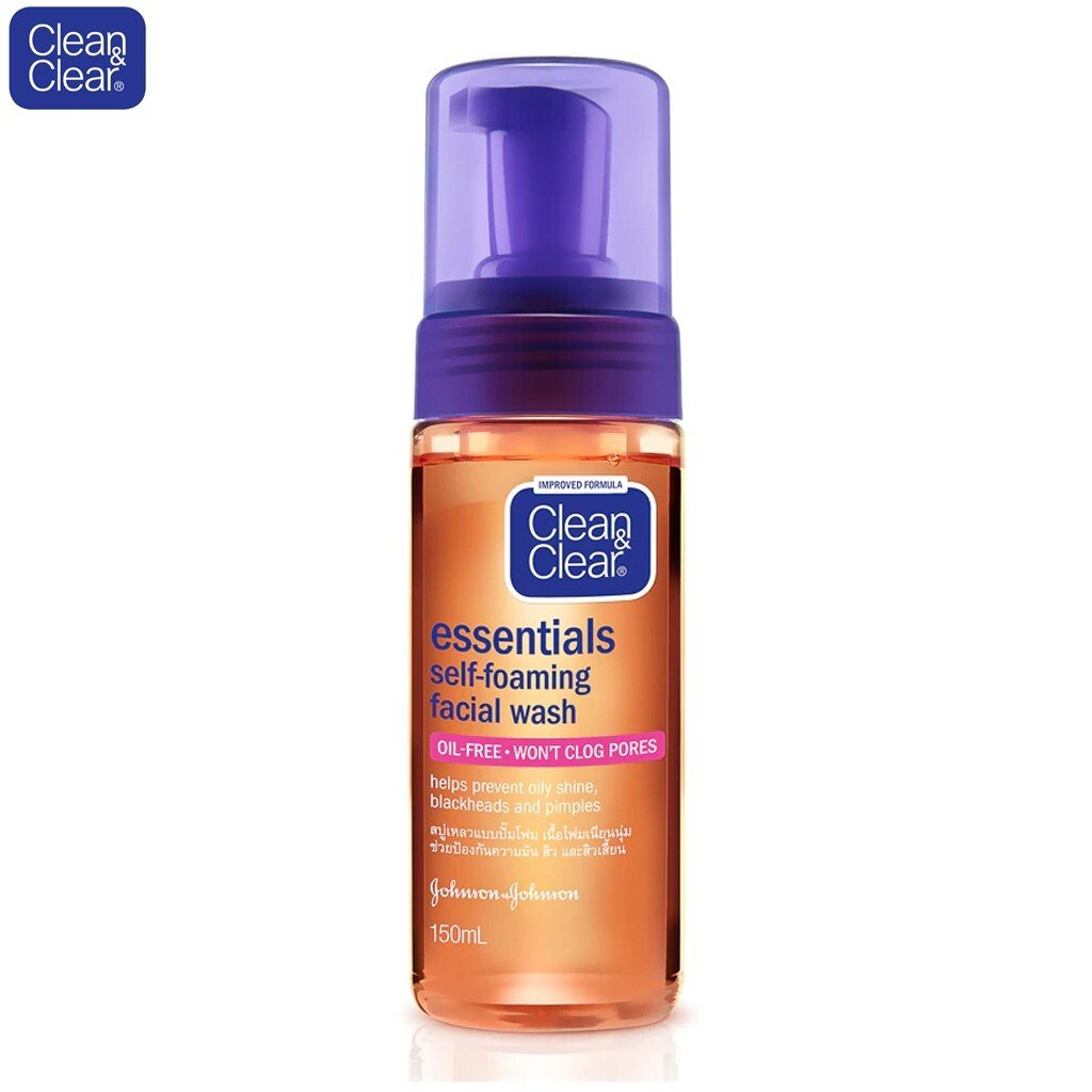 Clean & Clear Essentials Self-Foaming Oil Control Cleanser 150ml