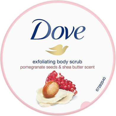 Dove Pomegranate Seeds & Shea Butter Scent Exfoliating Body Scrub