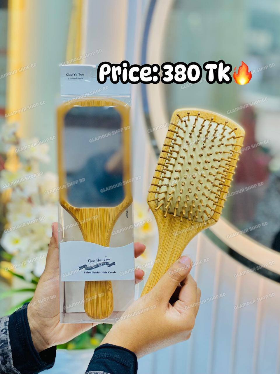 Hair Comb with Mirror