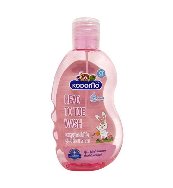 Kodomo Head To Toe Wash Pink Hanabaki