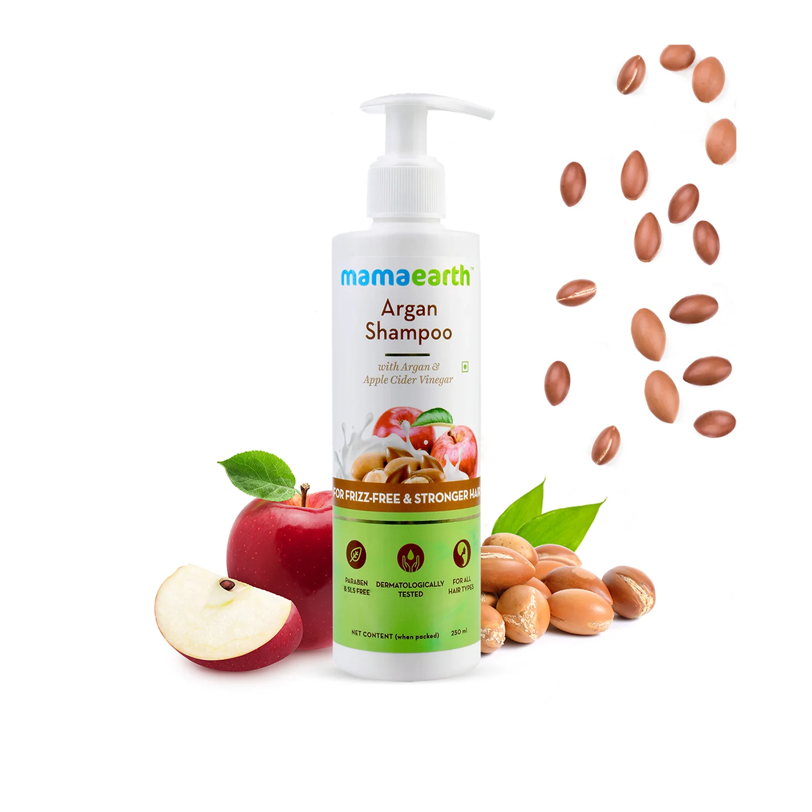 Mamaearth argan shampoo with argan & apple cider vinegar