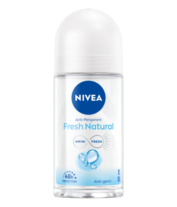 Nivea Anti-Perspirant Fresh Natural Deodorant Roll On - 50ml