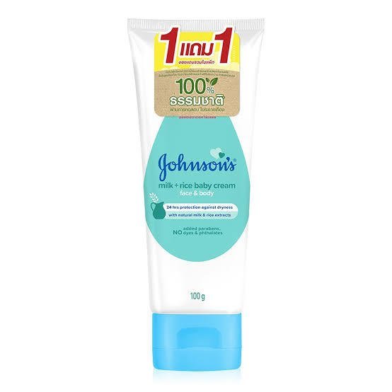 Johnson's Baby Milk+Rice baby Cream
