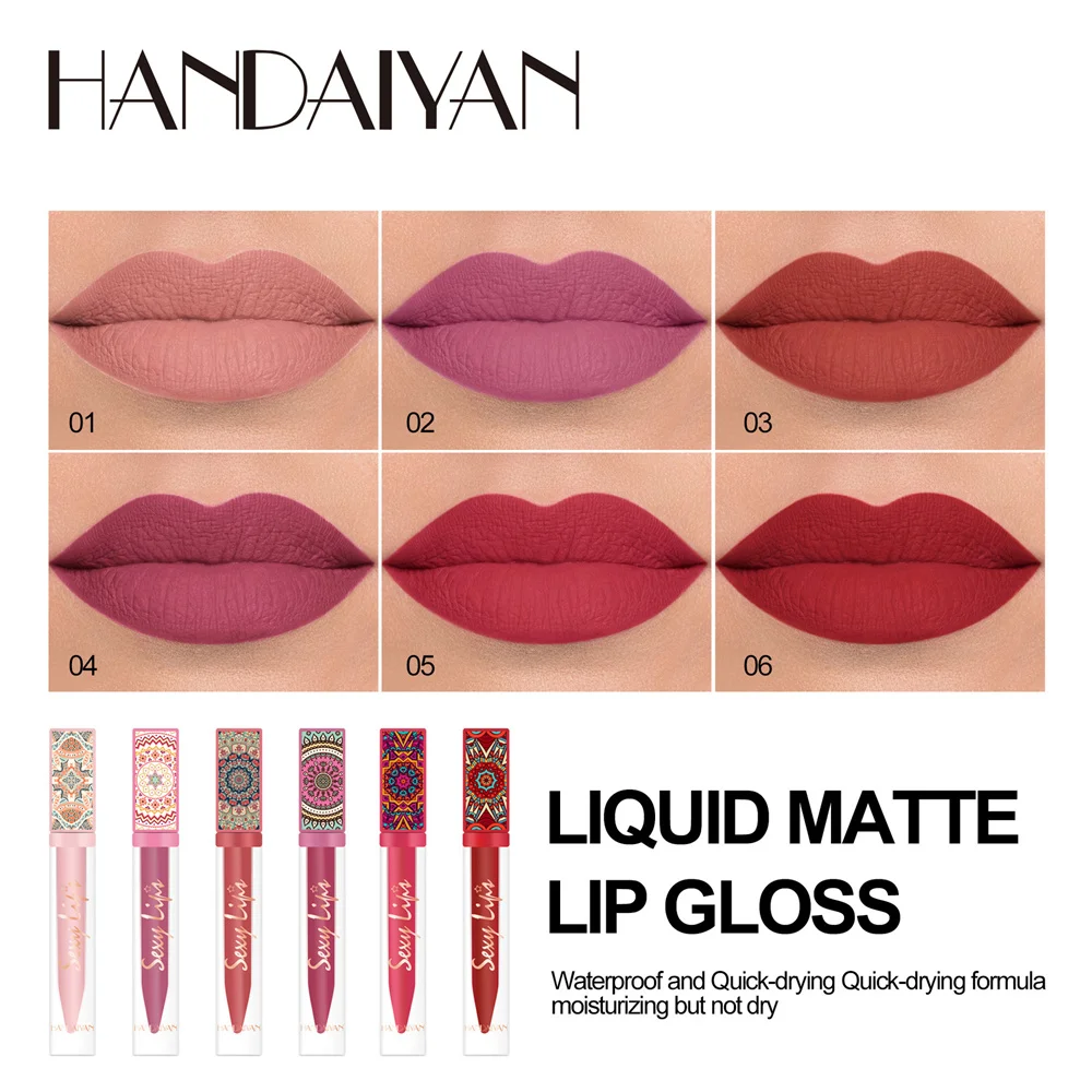 HANDAIYAN BOHEMIAN RHAPSODY LIP GLOSS 6pcs Set