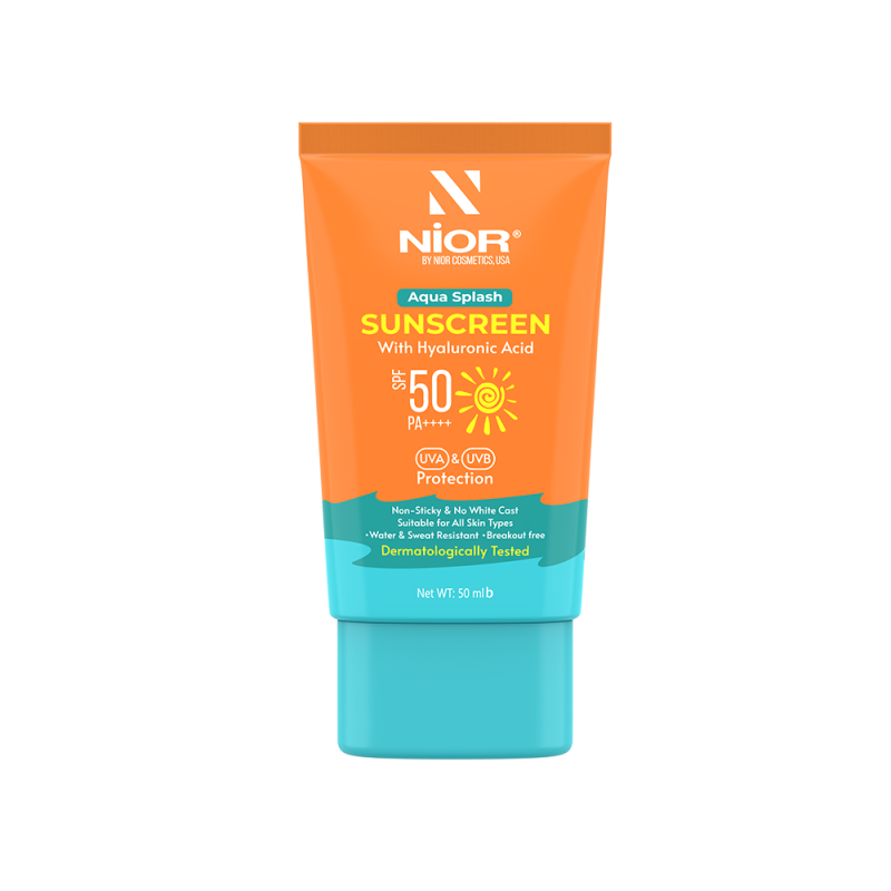 Nior Aqua Splash Sunscreen SPF 50 PA++++ 50ml