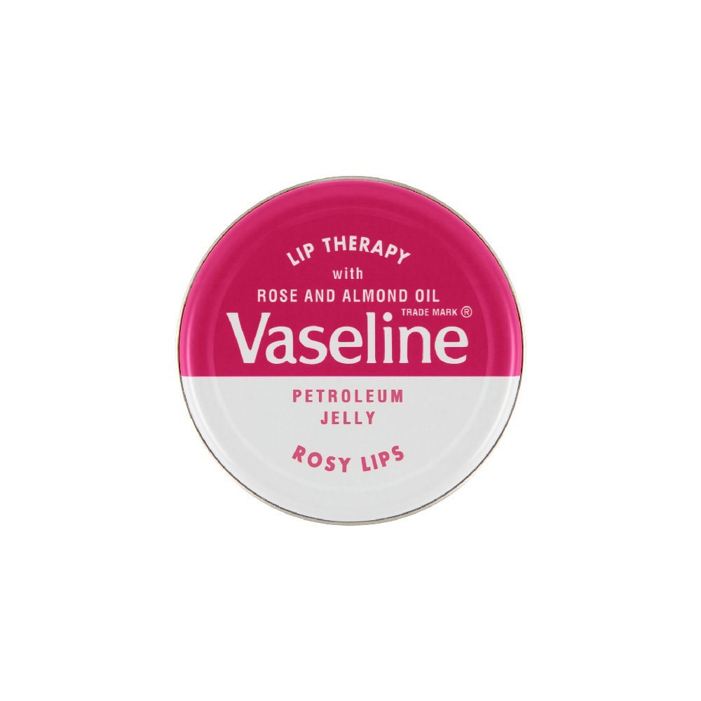 Vaseline Lip Therapy Petroleum Jelly Rose