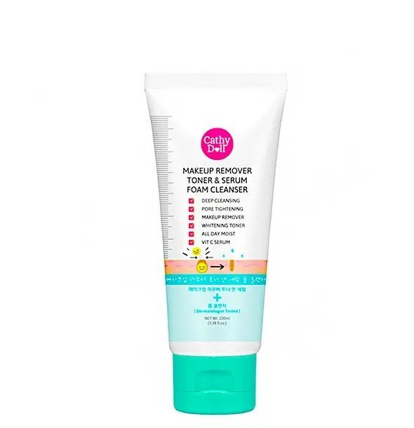 Cathy Doll Make up Remover Toner & Serum Foam Cleanser 100ml