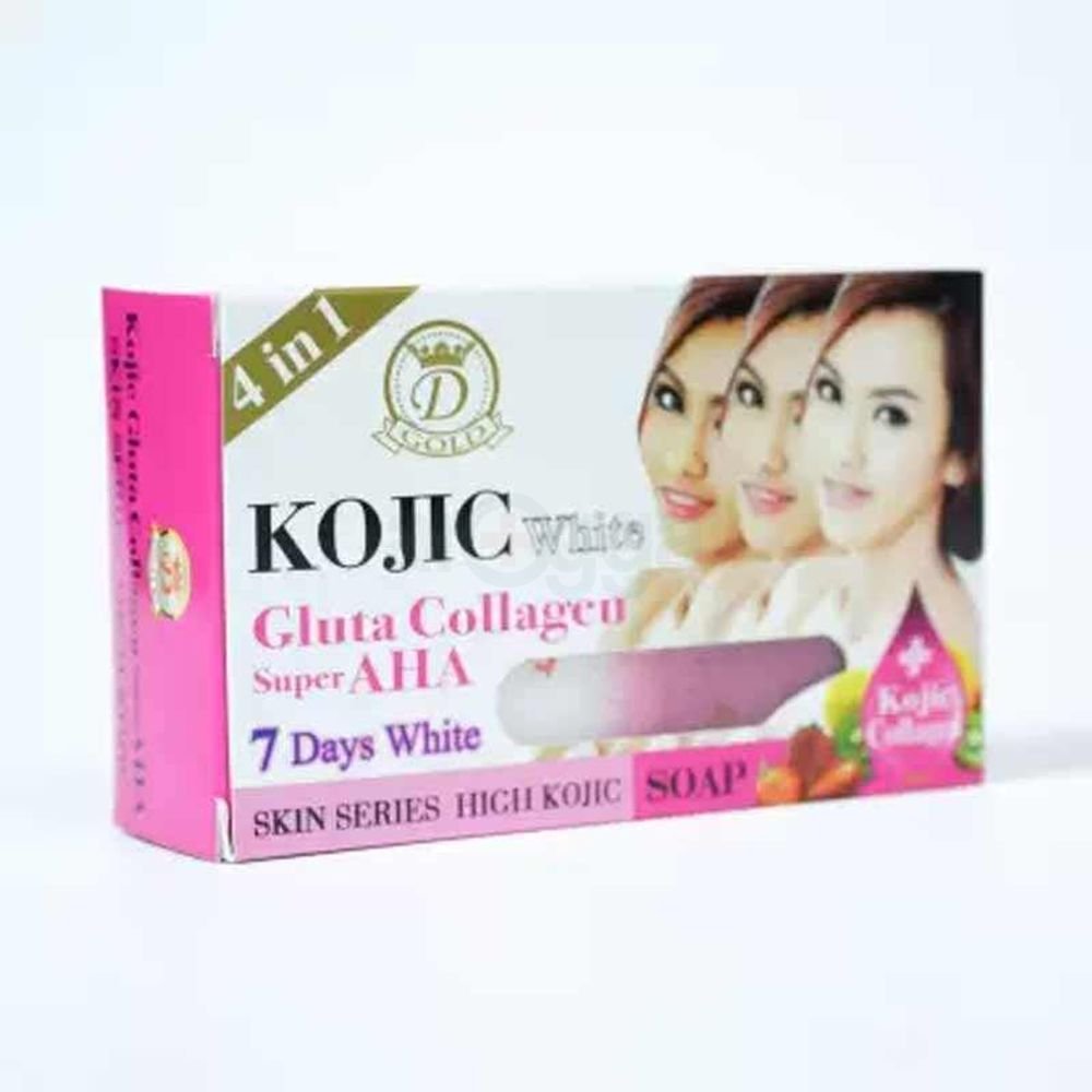 D-Ne Nano Kojic White Gluta Collagen Super AHA Soap 160gm