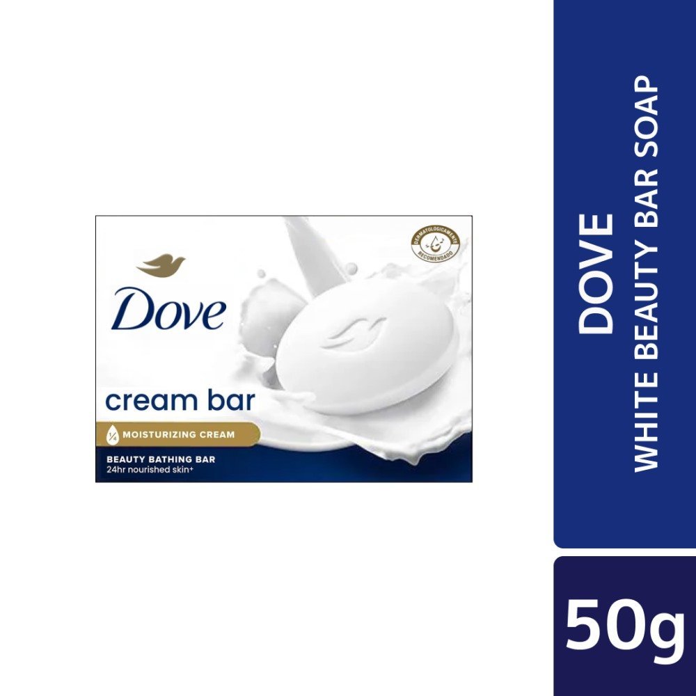 Dove White Beauty Bar Soap 50g