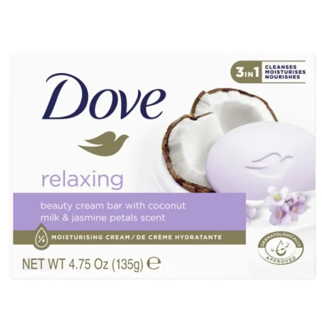 Dove Relaxing Beauty Cream Bar with coconut milk & jasmine petals