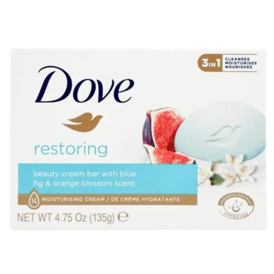 Dove Restoring Beauty Cream Bar Blue Fig & Orange Blossom