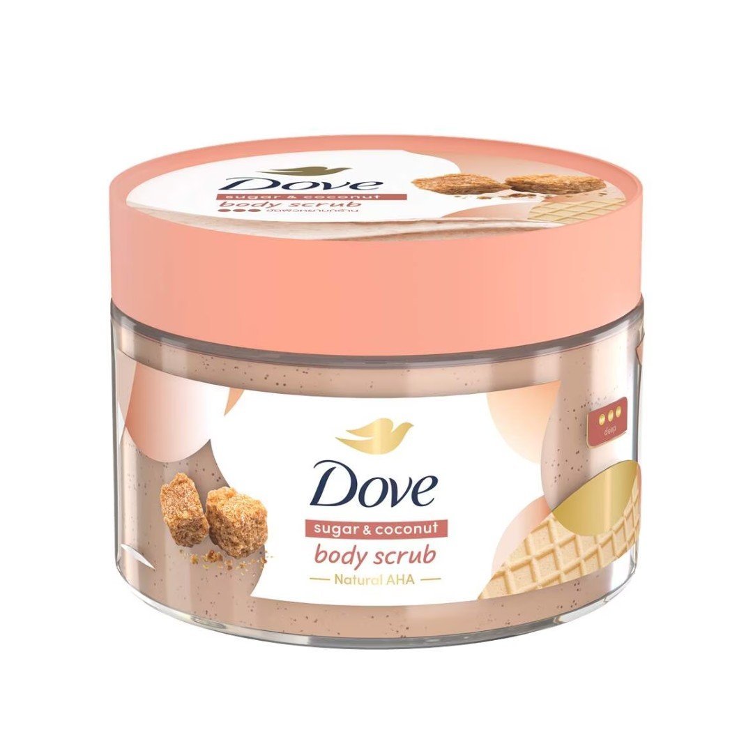 Dove Sugar & Coconut Body Scrub 280gm