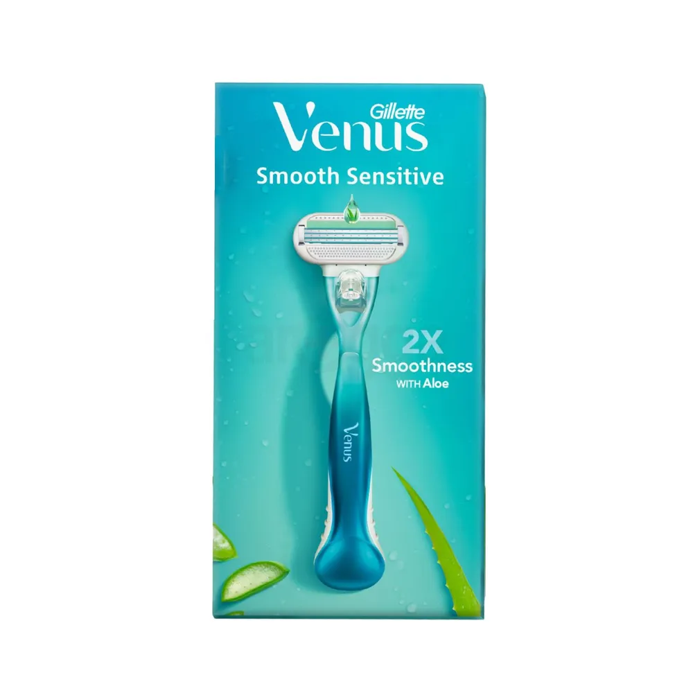 Gillette Venus Smooth Sensitive Aloe Extracts Razor