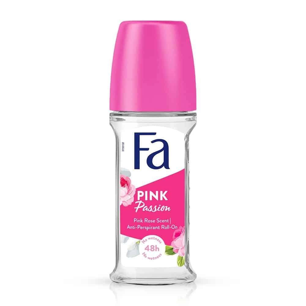 Fa PINK Passion Pink Rose Scent Anti-Perspirant Roll-On