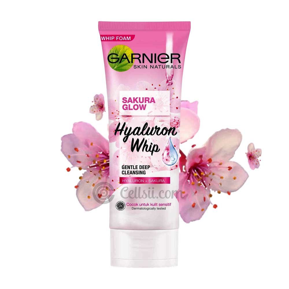 Garnier Sakura Glow Hyaluron Super Whip Cleansing Foam 100ml