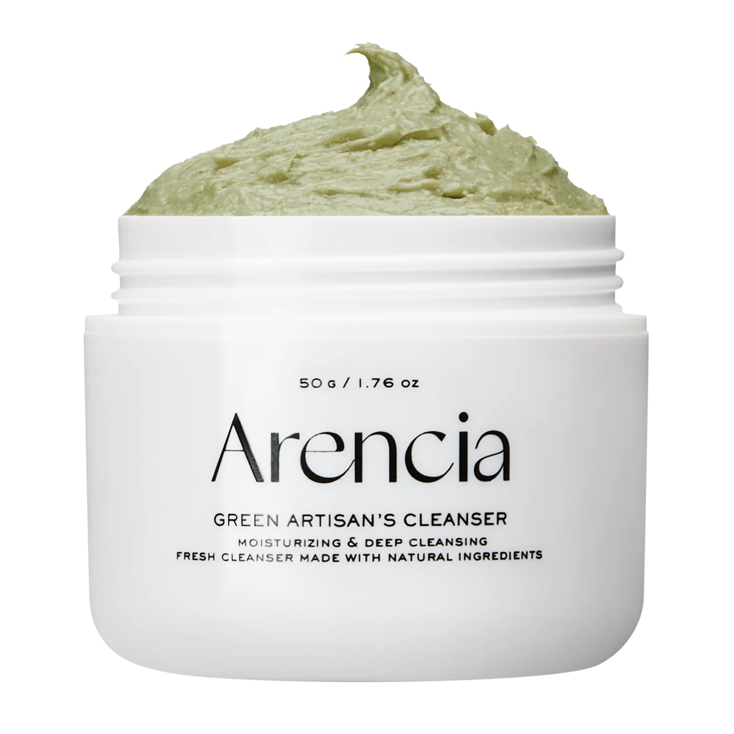 Arencia Fresh Green Rice Mochi Cleanser, Gentle Daily Cleanser for Acne