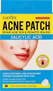 Sadoer Salicylic Acid Acne Patch - 36 Pcs