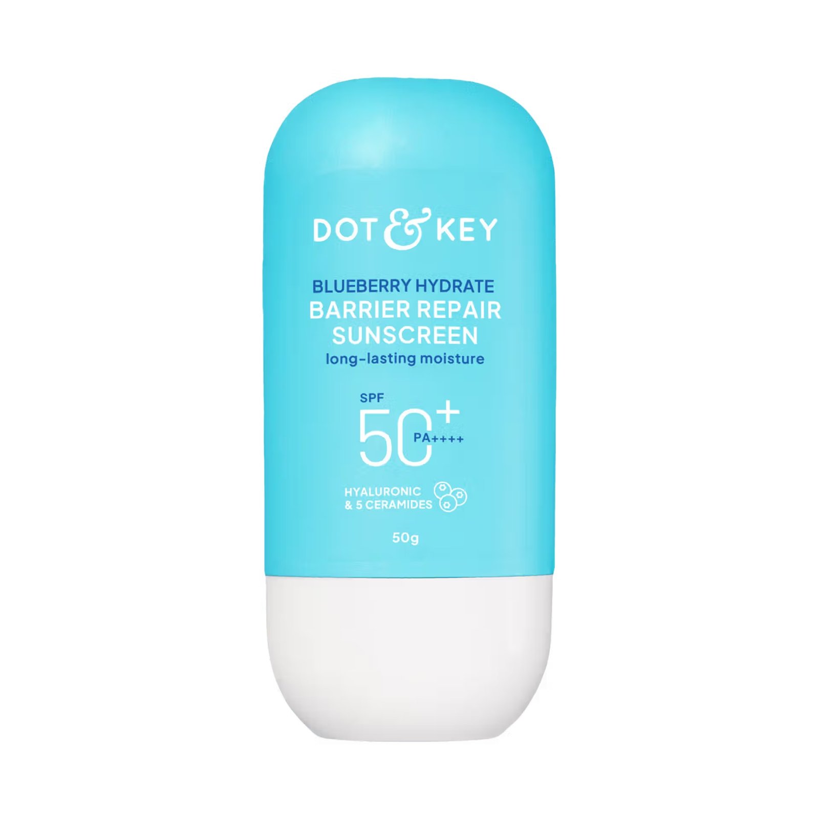 Dot & Key Blueberry Hydrate Barrier Repair Sunscreen, SPF 50+ PA++++ 50gm
